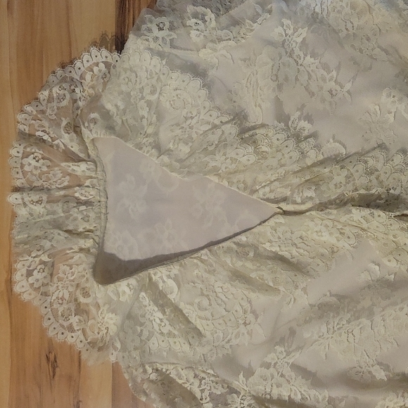 Vintage 60s 70s Ruffled Poet Blouse L - Picture 3 of 13